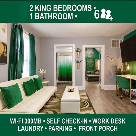 The Tremont Emerald - By Christmas Story House - Historic Charm & Modern Comfort Near Downtown With Parking, 300Mb Wifi & Self Check-In Кливленд Экстерьер фото