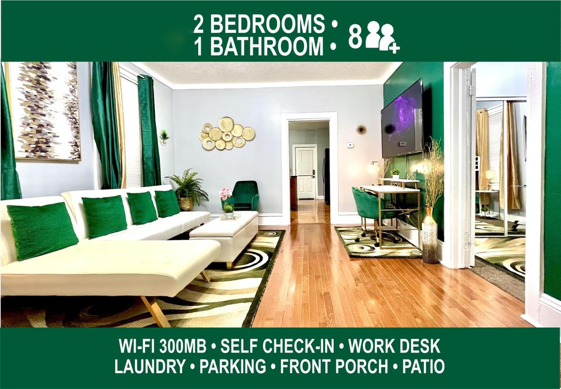 The Tremont Emerald - By Christmas Story House - Historic Charm & Modern Comfort Near Downtown With Parking, 300Mb Wifi & Self Check-In Кливленд Экстерьер фото